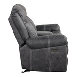 Power Motion Glider Loveseat w/USB Port