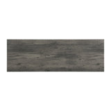 Oak Lawn Charcoal Grey Bar Table Single Pack (Table + 3 Grey Fabric Stools)