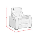 Blitz Motion Recliner with LED