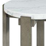 Rosamel Round End Table in Ash Brown