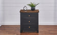 STOBL5750 Nightstand 3 Drawer - Chicory/Black Finish