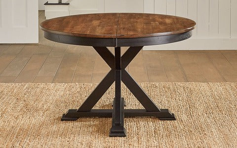 STOBL6250 Oval Table - Chicory/Black Finish
