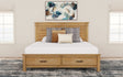GLPGJ5231 Cal King Storage Bed