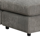 Reversible Sectional Sofa w/6 Pillows