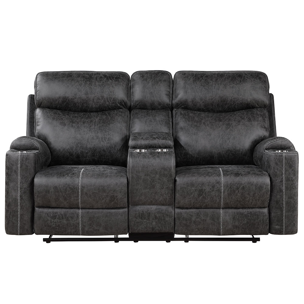 Motion Loveseat w/Console & USB Port