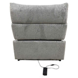 Modular Power Motion Armless Recliner