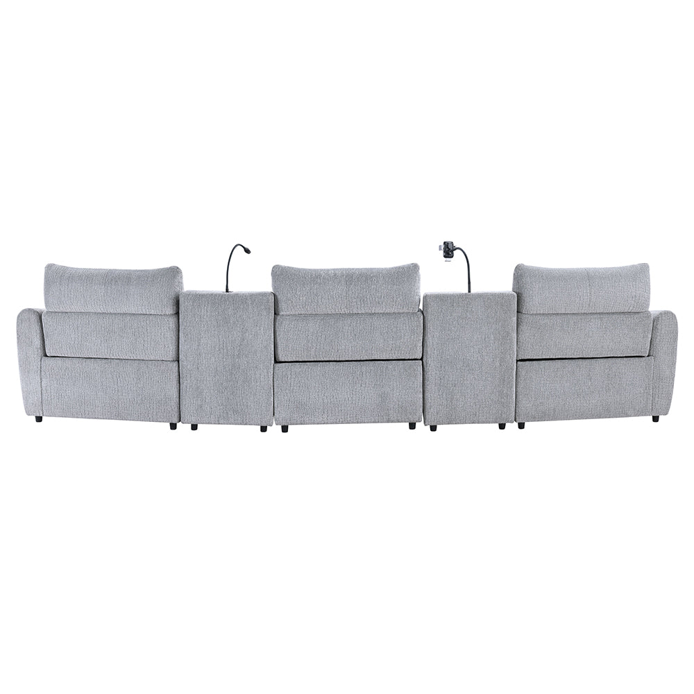 Modular Power Motion Armless Recliner
