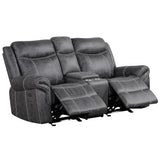 Power Motion Glider Loveseat w/USB Port