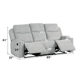 Motion Sofa w/Storage Arm