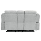 Motion Loveseat w/Console & Storage Arm