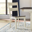 MRPCO255K Ladderback Chairs - Chalk/Cocoa Bean