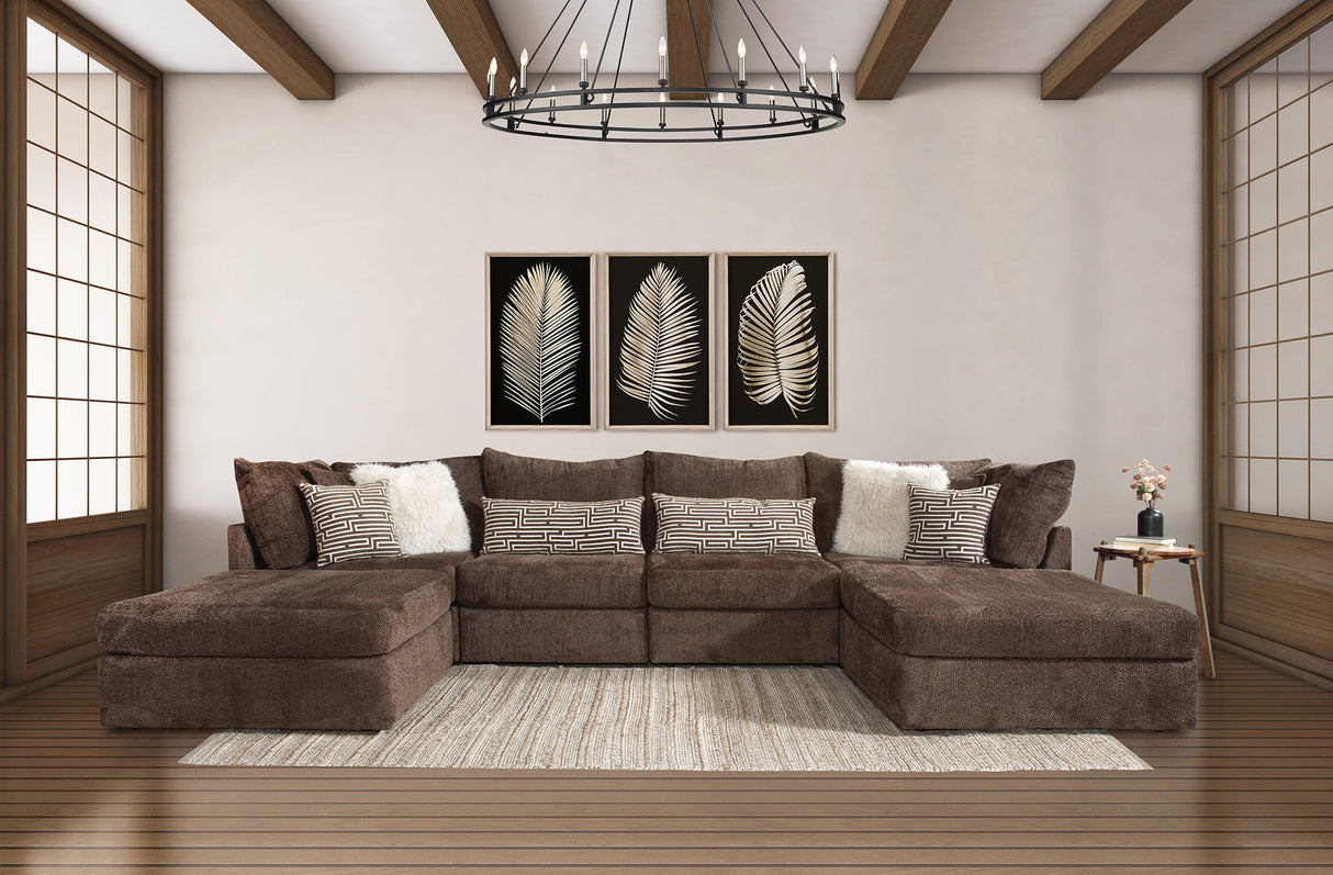 2880 Tess Chocolate Sectional